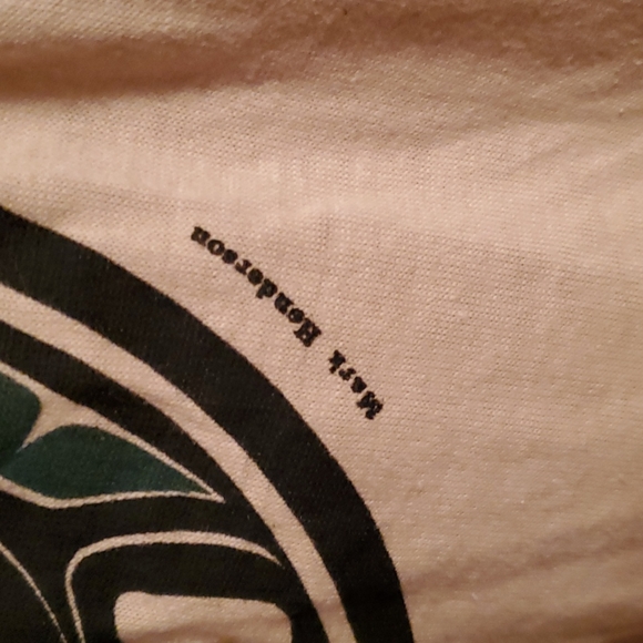 Campbell River Native art T shirt Mark Henderson - Picture 3 of 6